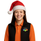 Cropped Image of Team Fun Cast Member with Christmas Hat